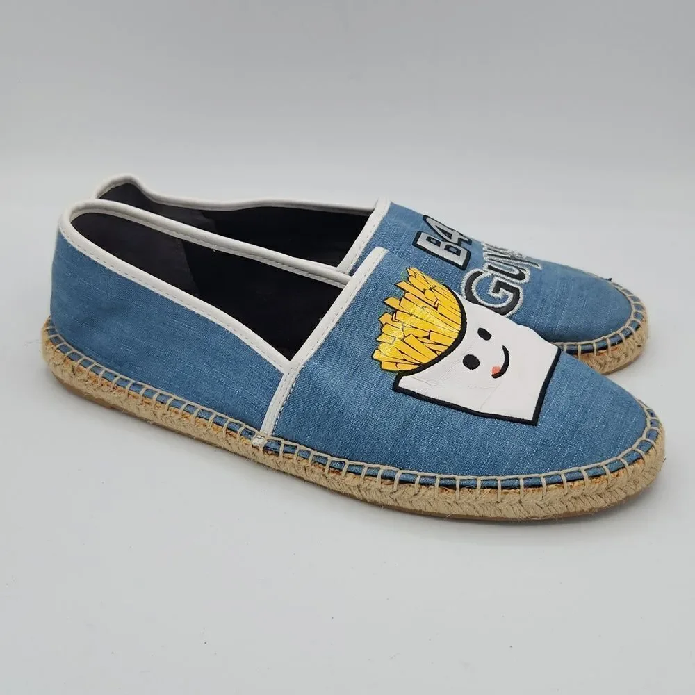 Circus by Sam Edelman's Leni Fries B4 Guys Denium Espadrille flats 8.5